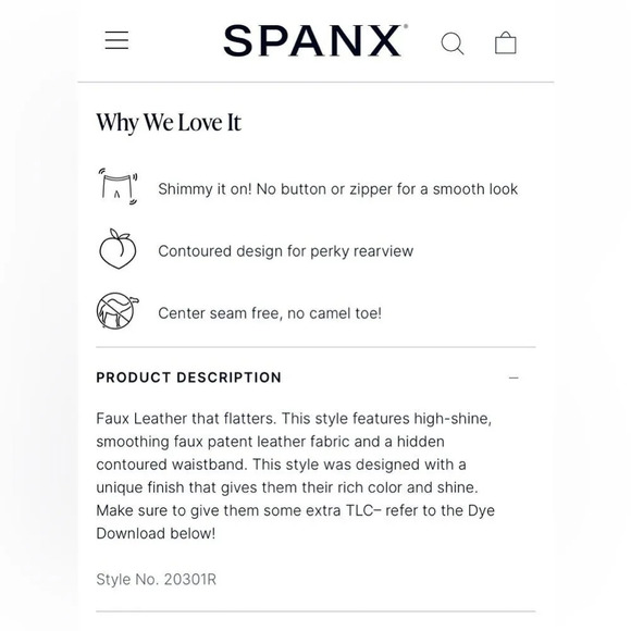 SPANX NWOT Faux Patent Leather Leggings in Ruby - Picture 11 of 13